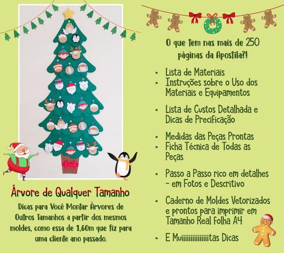 Apostila Árvore de Natal Interativa + Bolinhas Decorativas
