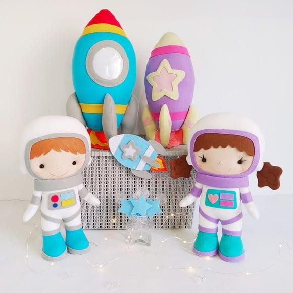 Apostila de Feltro Astronautas no Espaço - Volume 2