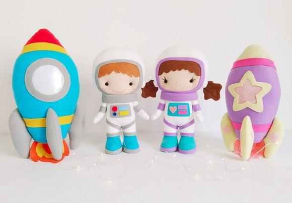 Apostila de Feltro Astronautas no Espaço - Volume 2