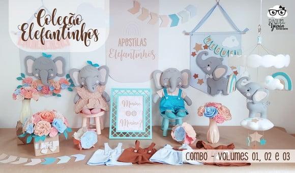 Combo de Apostilas Coleção Elefantinhos - Volumes 1,2 e 3