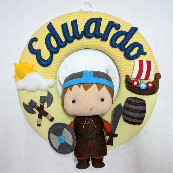 Guirlanda Porta de Maternidade Viking - Eduardo