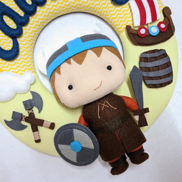 Guirlanda Porta de Maternidade Viking - Eduardo