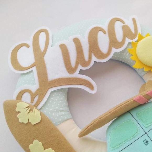 Guirlanda Surf ou Praia: Prancha, Fusca, Sol e Nuvem - Luca