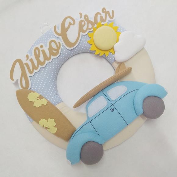 Guirlanda Surf Praia: Prancha, Fusca, Sol - Júlio César
