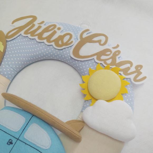 Guirlanda Surf Praia: Prancha, Fusca, Sol - Júlio César