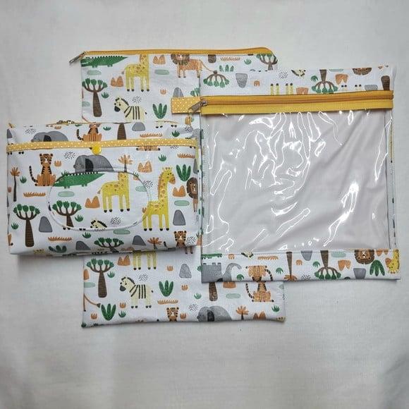 Kit Escolinha Creche para Organização - Safari ou Selva