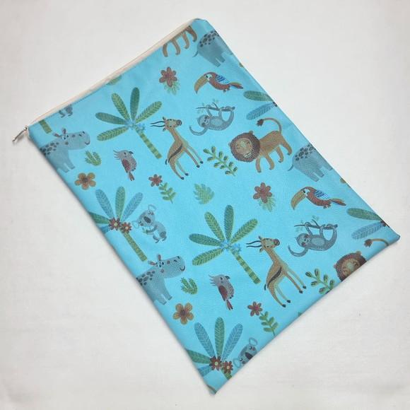 Kit Escolinha Creche para Organização - Safari Turquesa