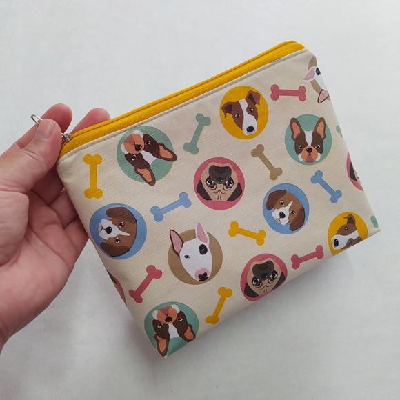 Kit Organização Bolsa Bebê Escolinha Creche - Cachorrinhos