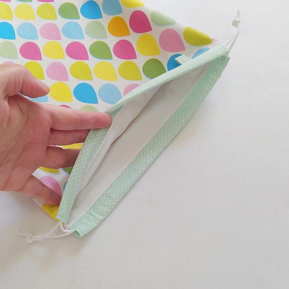 Kit Organização Bolsa do Bebê Maternidade - Gotas Coloridas