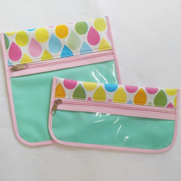 Kit Organização Bolsa do Bebê Maternidade - Gotas Coloridas