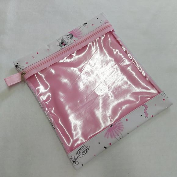 Kit Organizadores Roupa Limpa e Suja - Bailarina Rosa