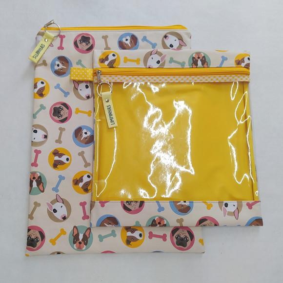 Kit Organizadores Roupa Limpa e Suja - Cachorrinhos