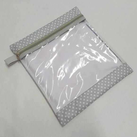 Kit Organizadores Roupa Limpa e Suja - Cinza Poá
