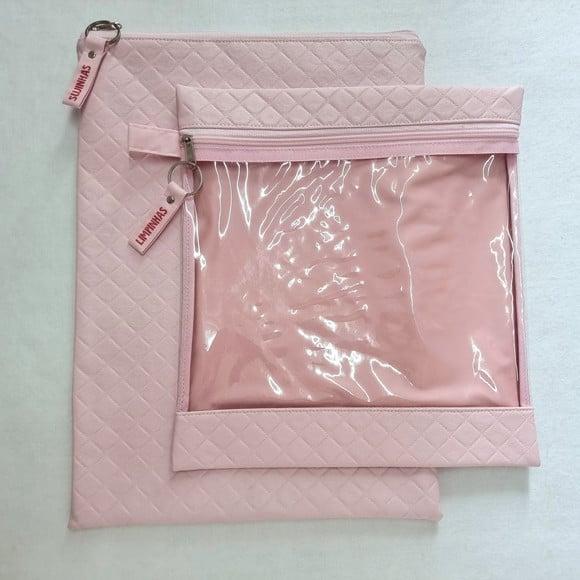 Kit Organizadores Roupa Limpa e Suja - Dijon Rosa Bebê