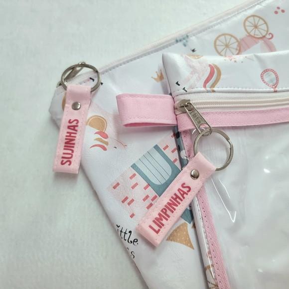 Kit Organizadores Roupa Limpa e Suja - Princesas