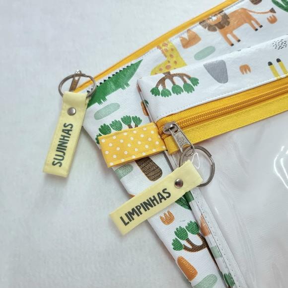 Kit Organizadores Roupa Limpa e Suja - Safari ou Selva