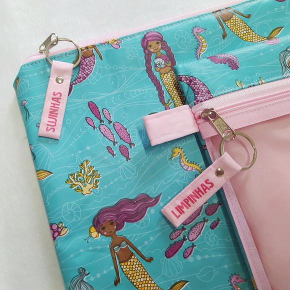 Kit Organizadores Roupa Limpa e Suja - Sereias