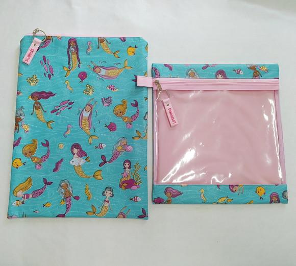 Kit Organizadores Roupa Limpa e Suja - Sereias