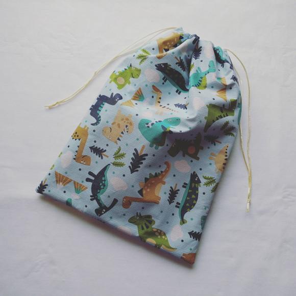 Kit Sacos Impermeáveis para Roupas 28x40 - Dinossauros