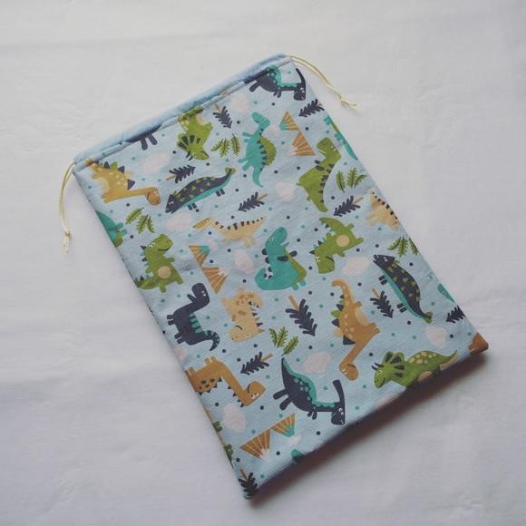 Kit Sacos Impermeáveis para Roupas 28x40 - Dinossauros
