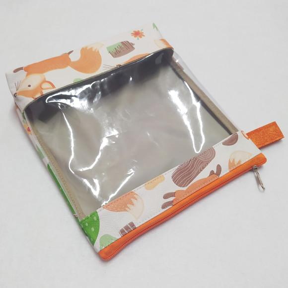 Necessaire com Visor Transparente m - Raposa