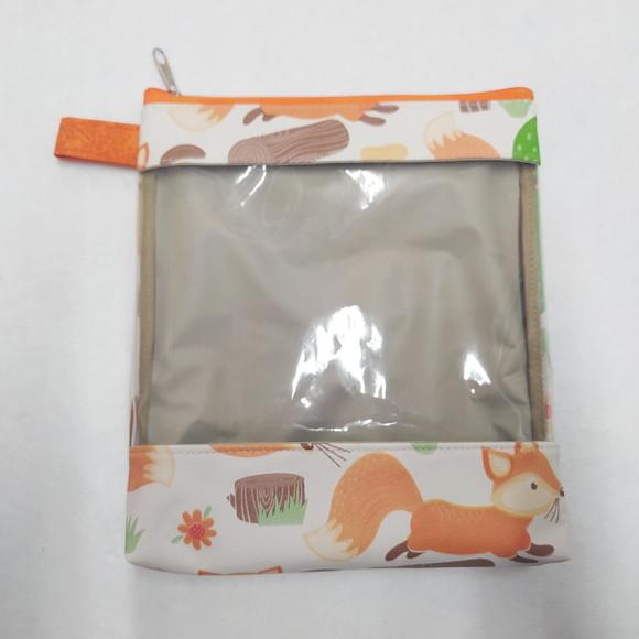 Necessaire com Visor Transparente m - Raposa