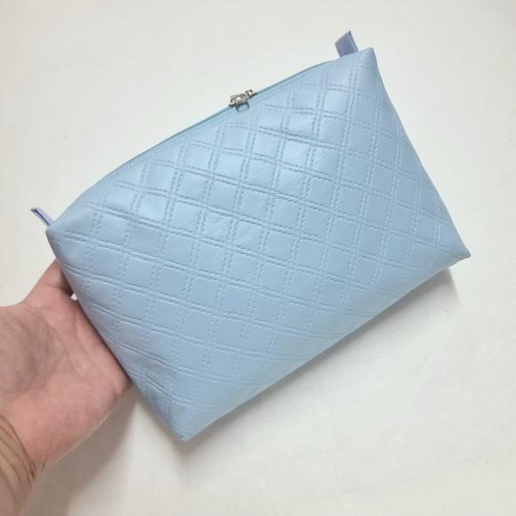 Necessaire Porta Fraldas e Lenço Umedecido - Azul Bebê