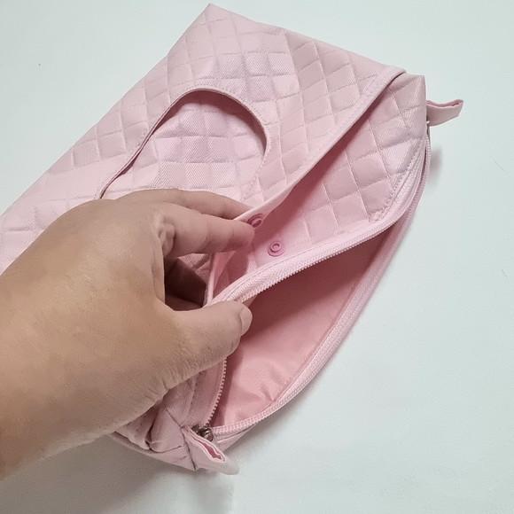 Necessaire Porta Fraldas e Lenço Umedecido - Dijon Rosa Bebê