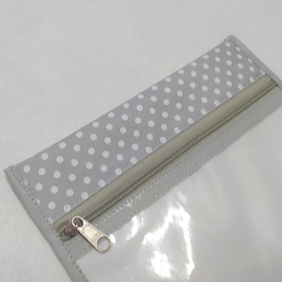 Porta Kit de Higiene - Cinza Poá