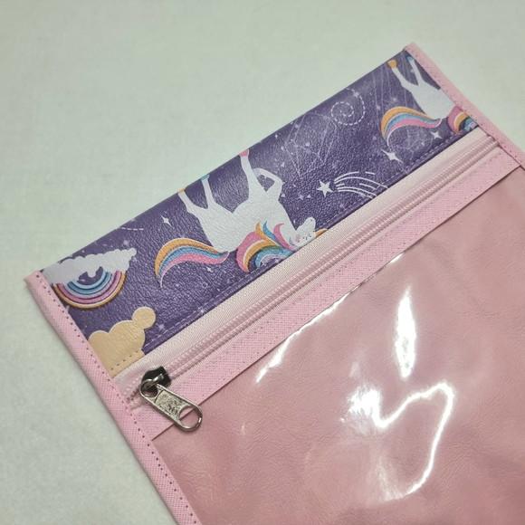 Porta Kit de Higiene - Unicórnio Roxo