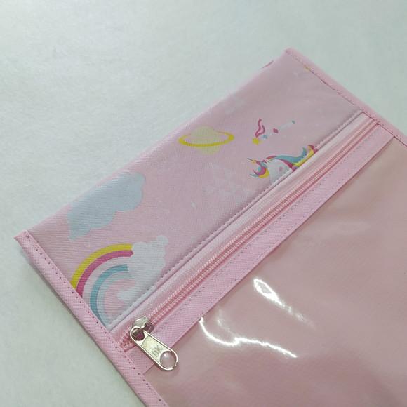 Porta Kit de Higiene - Unicórnio Arco-íris