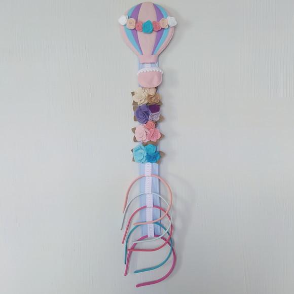 Porta Tiara, Laços e Fitas  Kit Balão e Borboleta de Feltro