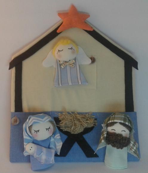 Presépio de Dedoches 009 - Decoração de Natal