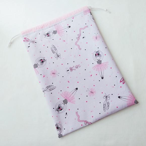 Saco Impermeável para Roupas 28x40 - Bailarinas