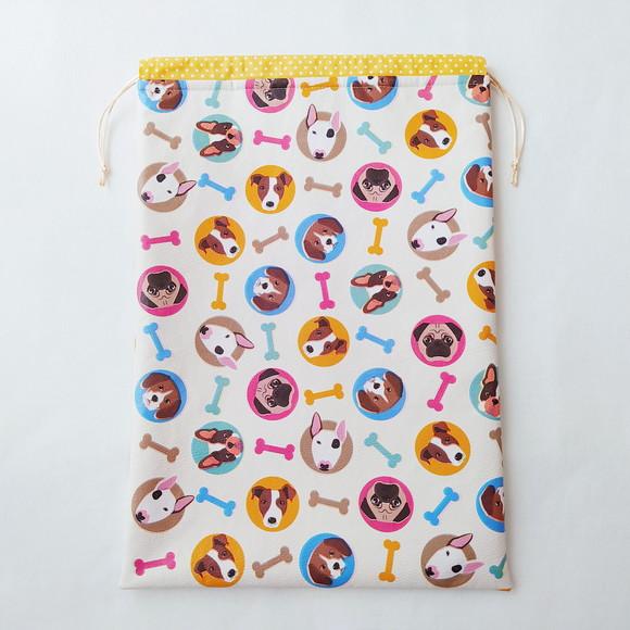 Saco Impermeável para Roupas 28x40 - Cachorrinhos