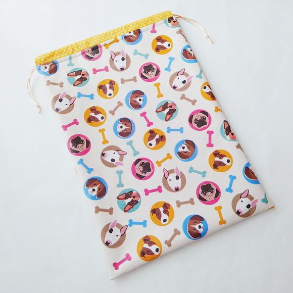 Saco Impermeável para Roupas 28x40 - Cachorrinhos