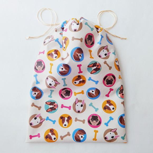 Saco Impermeável para Roupas 28x40 - Cachorrinhos