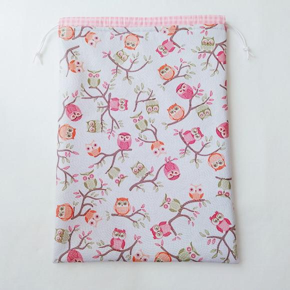 Saco Impermeável para Roupas 28x40 - Corujinhas