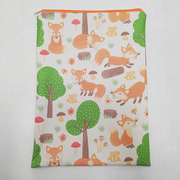 Saco Impermeável para Roupas 28x40 com Zíper - Raposa