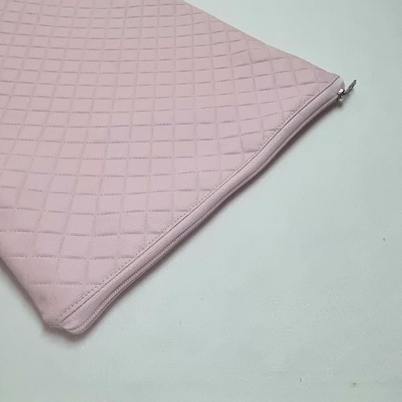 Saco Impermeável para Roupas 28x40 com Zíper - Rosa Bebê