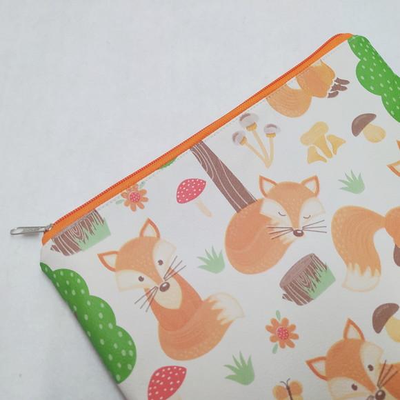 Saco Impermeável para Roupas 28x40 com Zíper - Raposa