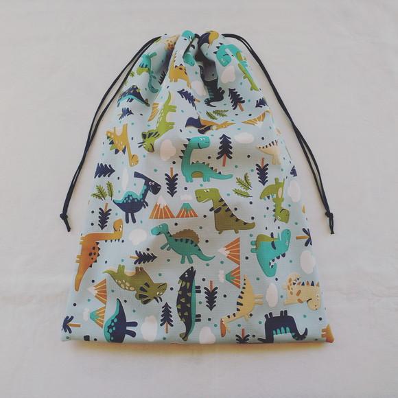 Saco Impermeável para Roupas e Toalha 32x44 - Dinossauros