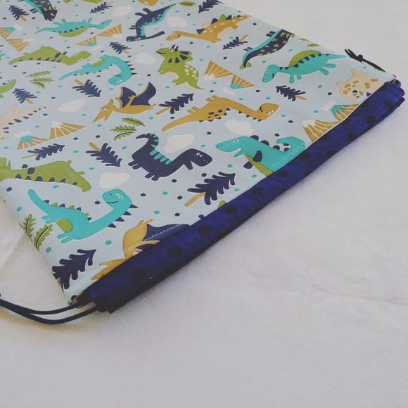 Saco Impermeável para Roupas e Toalha 32x44 - Dinossauros