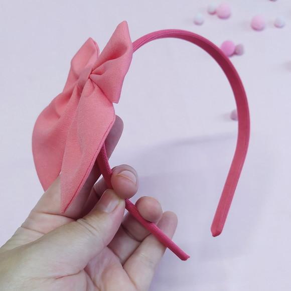 Tiara com Laço Bella Rosa