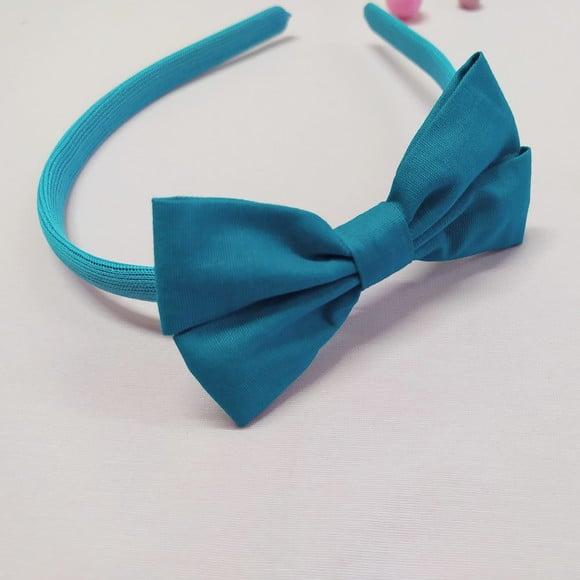 Tiara com Laço Libélula Verde