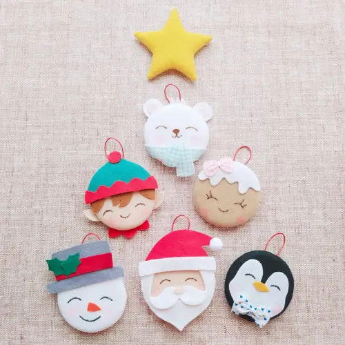 Árvore de Natal Interativa de Feltro Montessori Tam P.2