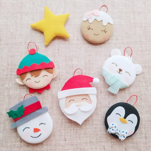 Árvore de Natal Interativa de Feltro Montessori Tam P.2