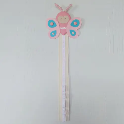 Porta Tiara, Laços e Fitas - Borboleta de Feltro