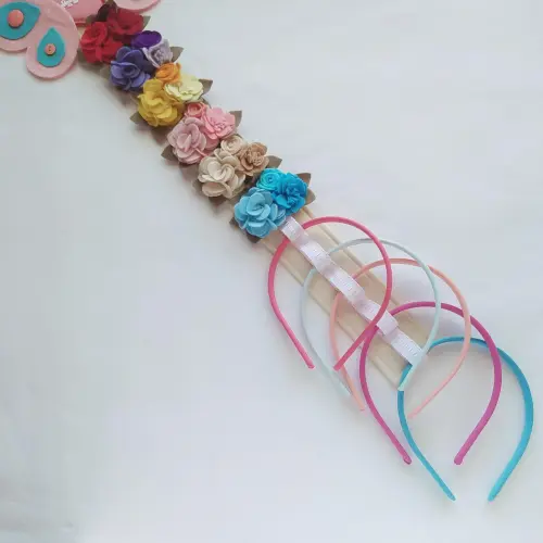 Porta Tiara, Laços e Fitas - Borboleta de Feltro
