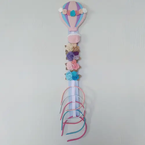 Porta Tiara, Laços e Fitas - Balão Florido